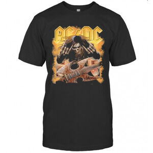 Acdc Rock Band Skull T-Shirt